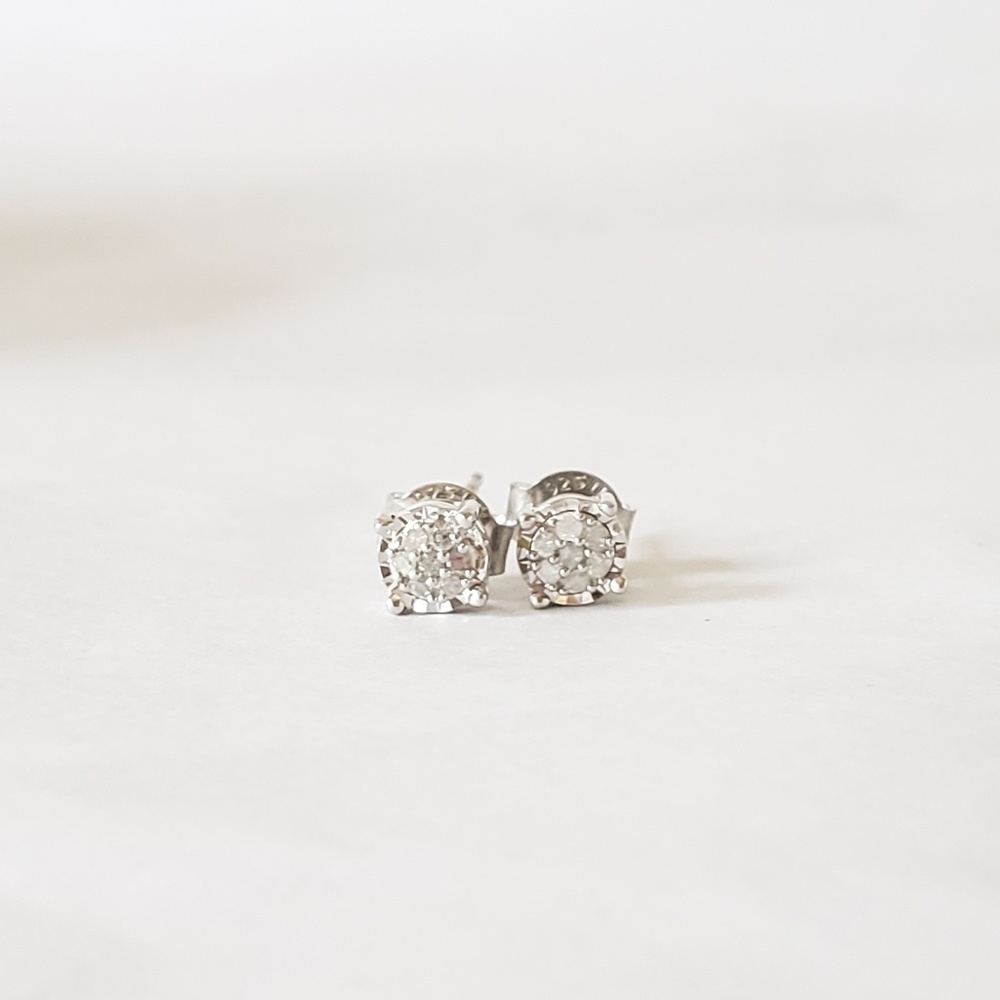 Genuine Diamond Earrings
